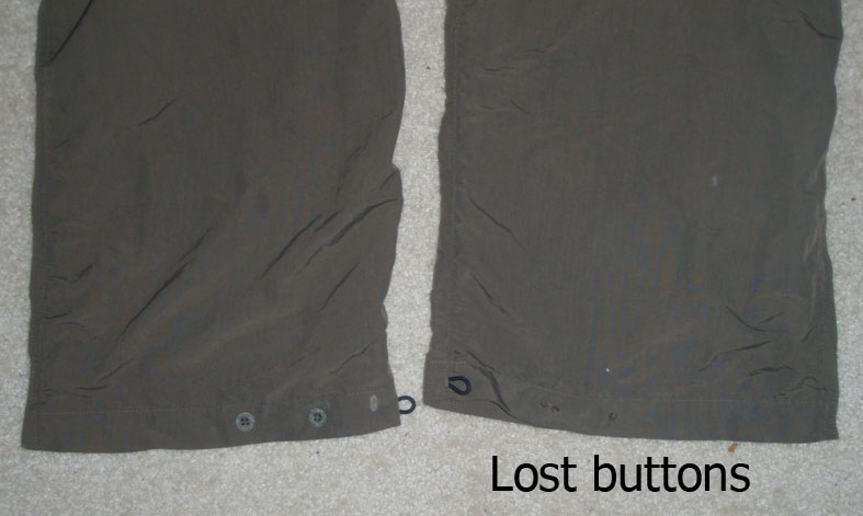 missing bottom buttons